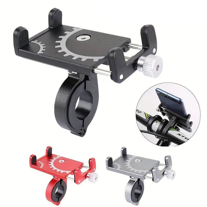 Aluminium Smartphone Holder Universal for GPS MTB Motorcycle Stand Bracket Handlebar Antislip Universal