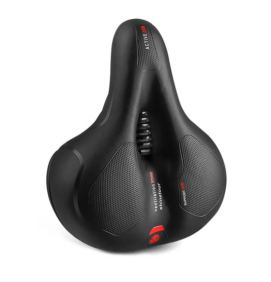 Shock-absorbing Suspension Bike Seat Unisex Reflecting